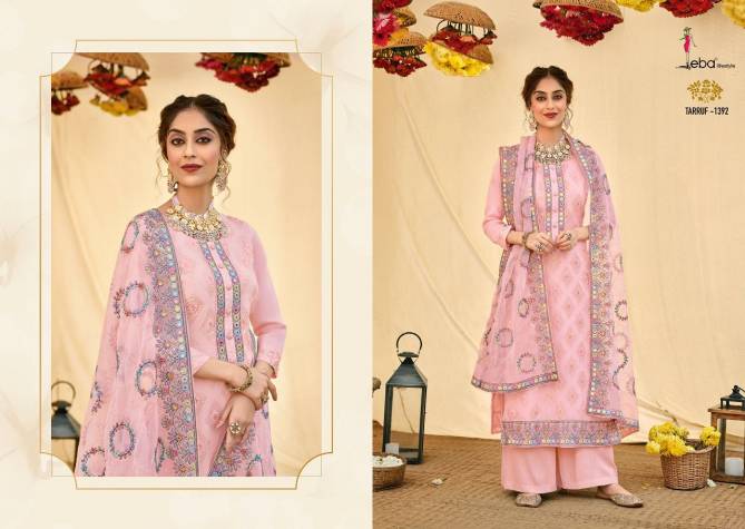 Eba Tarruf New Embroidery Fancy Festive Wear Designer Salwar Kameez Collection